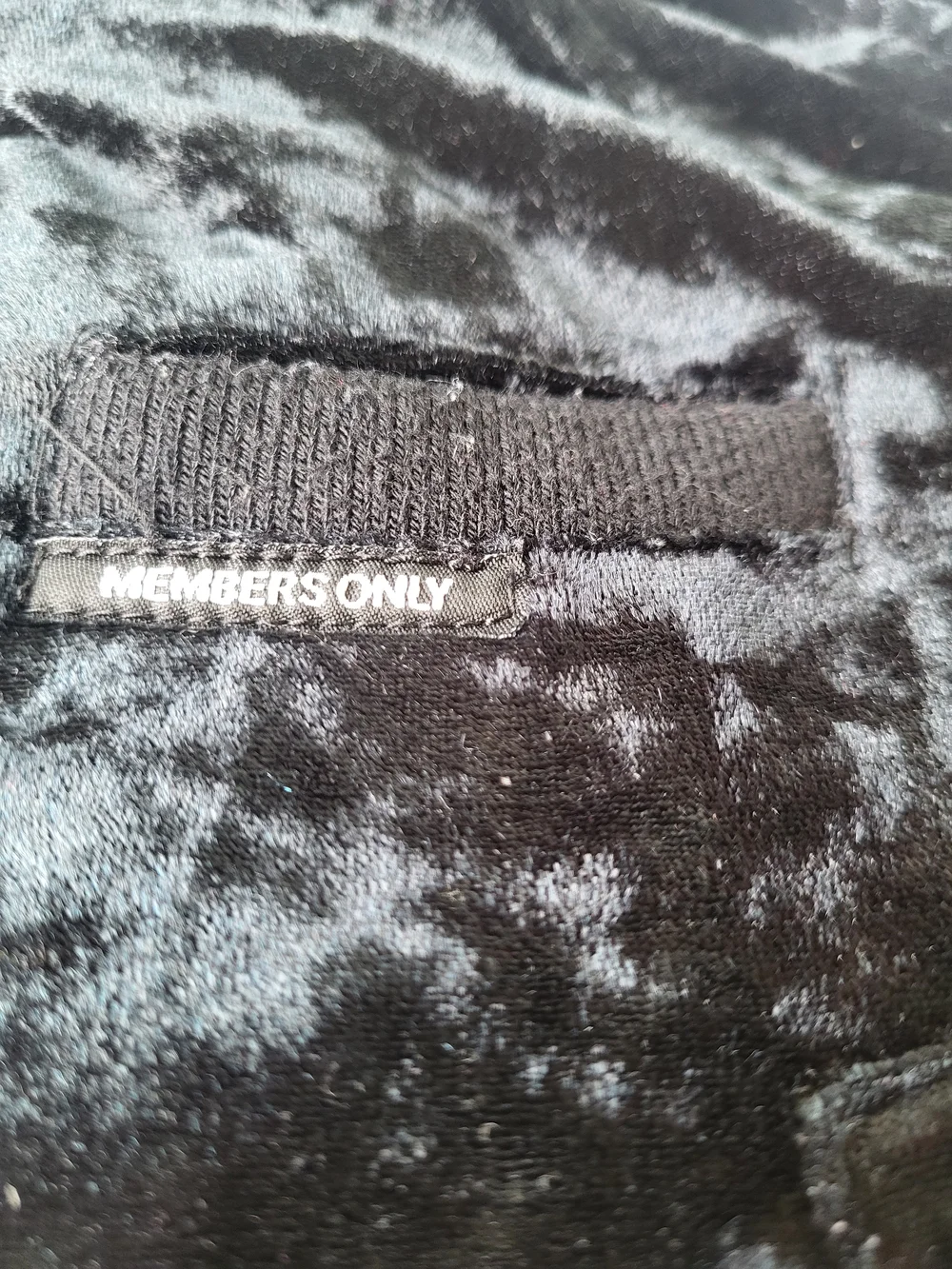 Members Only plush black
